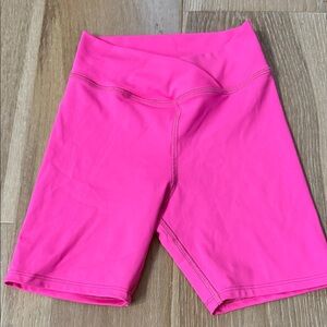 Girls Tiger Friday Vibrant Pink Kids biker Shorts child XL